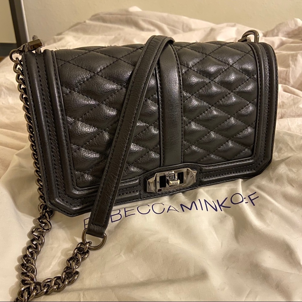 GUC Rebecca Minkoff Love Quilted Crossbody